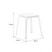 Conjunto Mesa Dobrável com 2 Banquetas Branco Carraro