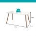 Conjunto Sala de Jantar 4 Cadeiras Accra Carraro Gelo Areia Rosê