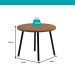 Conjunto Sala de Jantar 4 Cadeiras Austin Carraro Nogal Preto
