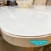 Conjunto Sala de Jantar 4 Cadeiras Barcelona Carraro Gelo Areia Rosê