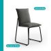 Conjunto Sala de Jantar 4 Cadeiras Bolzano Carraro Nogal e Preto