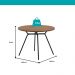 Conjunto Sala de Jantar 4 Cadeiras Glasgow Carraro Grafite Preto