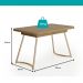 Conjunto Sala de Jantar 4 Cadeiras Kalba Carraro Carvalho Dourado