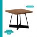 Conjunto Sala de Jantar 4 Cadeiras Londres Carraro Nogal