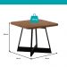 Conjunto Sala de Jantar 4 Cadeiras Londres Carraro Nogal