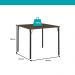 Conjunto Sala de Jantar 4 Cadeiras Marbella Carraro Legno Preto