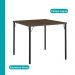 Conjunto Sala de Jantar 4 Cadeiras Marbella Carraro Legno Preto