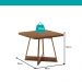 Conjunto Sala de Jantar 4 Cadeiras Margarida Carraro Nogal