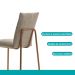 Conjunto Sala de Jantar 4 Cadeiras Monte-Carlo Carraro Pet Ros