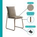 Conjunto Sala de Jantar 4 Cadeiras Monte-Carlo Carraro Pet Ros