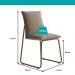 Conjunto Sala de Jantar 4 Cadeiras Monte-Carlo Carraro Pet Ros
