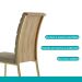 Conjunto Sala de Jantar 4 Cadeiras Montelouro Carraro Carvalho Dourado