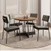 Conjunto Sala de Jantar 4 Cadeiras Nairobi Carraro Nogal