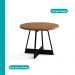 Conjunto Sala de Jantar 4 Cadeiras Nairobi Carraro Nogal
