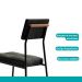 Conjunto Sala de Jantar 4 Cadeiras Nairobi Carraro Nogal