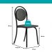 Conjunto Sala de Jantar 4 Cadeiras Nolita Carraro Fre/Pre/Gra