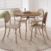 Conjunto Sala de Jantar 4 Cadeiras Nolita Carraro Fre/Ros/Are