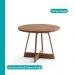 Conjunto Sala de Jantar 4 Cadeiras Paraíso Carraro Nogal