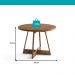 Conjunto Sala de Jantar 4 Cadeiras Paraíso Carraro Nogal