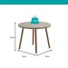 Conjunto Sala de Jantar 4 Cadeiras Piemonte Carraro Petra e Rosê