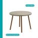 Conjunto Sala de Jantar 4 Cadeiras Roman Carraro Petra e Rosê