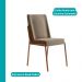 Conjunto Sala de Jantar 4 Cadeiras Roman Carraro Petra e Rosê