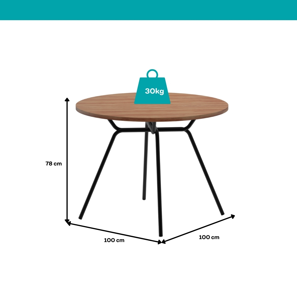 Conjunto Sala de Jantar 4 Cadeiras San Francisco Carraro Pto