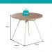 Conjunto Sala de Jantar 4 Cadeiras San Francisco Carraro Prata