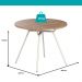 Conjunto Sala de Jantar 4 Cadeiras San Francisco Carraro Prata