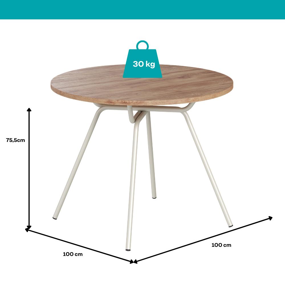 Conjunto Sala de Jantar 4 Cadeiras San Francisco Carraro Prata