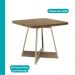 Conjunto Sala de Jantar 4 Cadeiras Servian Carraro Carvalho Dourado