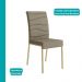 Conjunto Sala de Jantar 4 Cadeiras Servian Carraro Carvalho Dourado