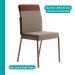 Conjunto Sala de Jantar 4 Cadeiras Seul Carraro Nogal