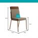 Conjunto Sala de Jantar 4 Cadeiras Seul Carraro Nogal