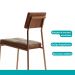 Conjunto Sala de Jantar 4 Cadeiras Sydney Carraro Nogal