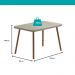 Conjunto Sala de Jantar 4 Cadeiras Trento Carraro Petra e Rosê