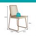 Conjunto Sala de Jantar 4 Cadeiras Trento Carraro Petra e Rosê