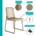 Conjunto Sala de Jantar 4 Cadeiras Trento Carraro Petra e Rosê