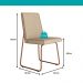 Conjunto Sala de Jantar 4 Cadeiras Treviso Carraro Petra e Rosê