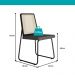 Conjunto Sala de Jantar 4 Cadeiras Varese Carraro Nogal e Preto