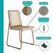 Conjunto Sala de Jantar 4 Cadeiras Varese Carraro Petra e Rosê