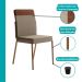 Conjunto Sala de Jantar 4 Cadeiras Veneza Petra Rosê Carraro
