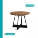 Conjunto Sala de Jantar 4 Cadeiras Virginia Carraro Nogal