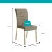 Conjunto Sala de Jantar 6 Cadeiras Aurelia Carraro Carvalho Dourado