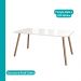 Conjunto Sala de Jantar 6 Cadeiras Barcelona Carraro Gelo Areia Rosê