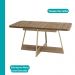 Conjunto Sala de Jantar 6 Cadeiras Castellano Carraro Carvalho Dourado