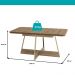 Conjunto Sala de Jantar 6 Cadeiras Castellano Carraro Carvalho Dourado