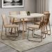 Conjunto Sala de Jantar 6 Cadeiras Catânia Carraro Petra e Rosê