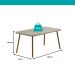 Conjunto Sala de Jantar 6 Cadeiras Catânia Carraro Petra e Rosê