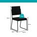 Conjunto Sala de Jantar 6 Cadeiras Charlotte Carraro Nogal com Preto